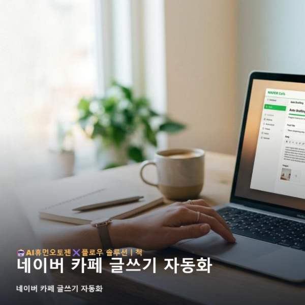 네이버 카페 글쓰기 자동화