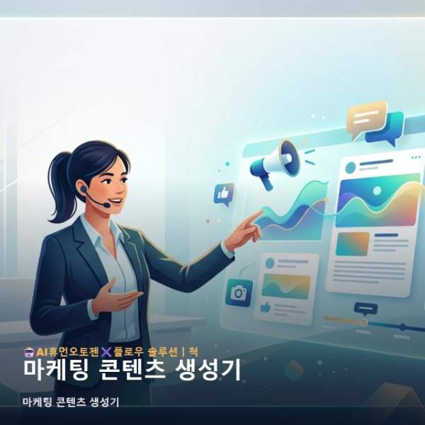 마케팅 콘텐츠 생성기