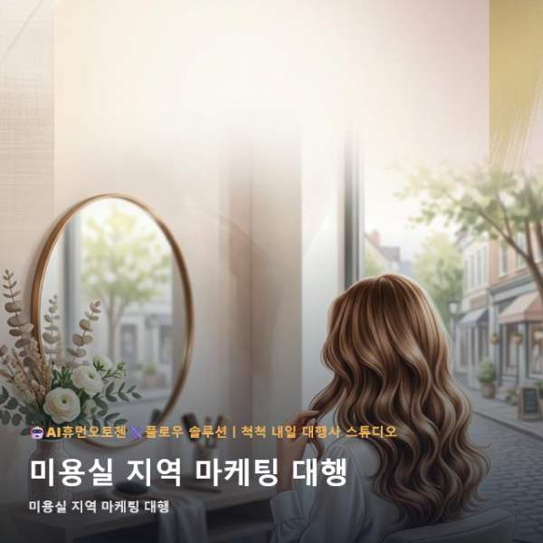 온라인 미용실 지역 마케팅 대행 선택 전 광고비 효율과 AI 툴 UI 자동화 관련 이미지 1