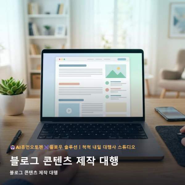 블로그 콘텐츠 제작 대행