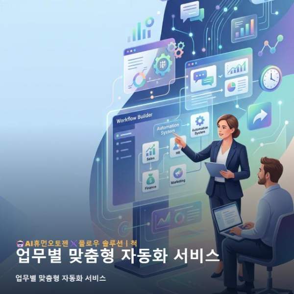 업무별 맞춤형 자동화 서비스