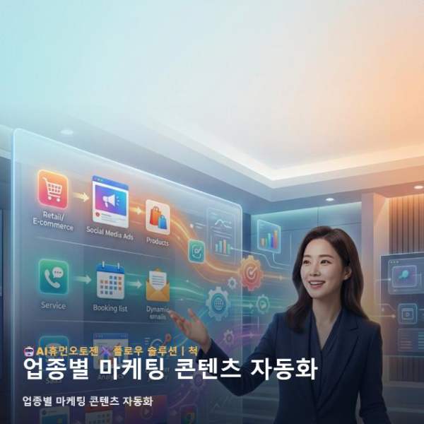 업종별 마케팅 콘텐츠 자동화