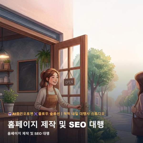온라인 홈페이지 제작 및 SEO 대행 효율을 높이는 AI 자동화 시스템 관련 이미지 1